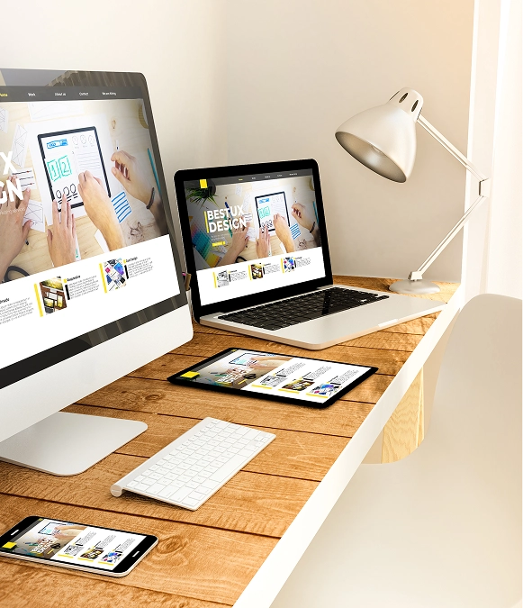 White label Duda ready-made and custom templates — multiple devices showing website templates and design layouts across screens
