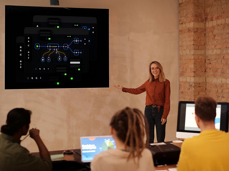 AI sales training session helping agency teams learn how to sell AI services