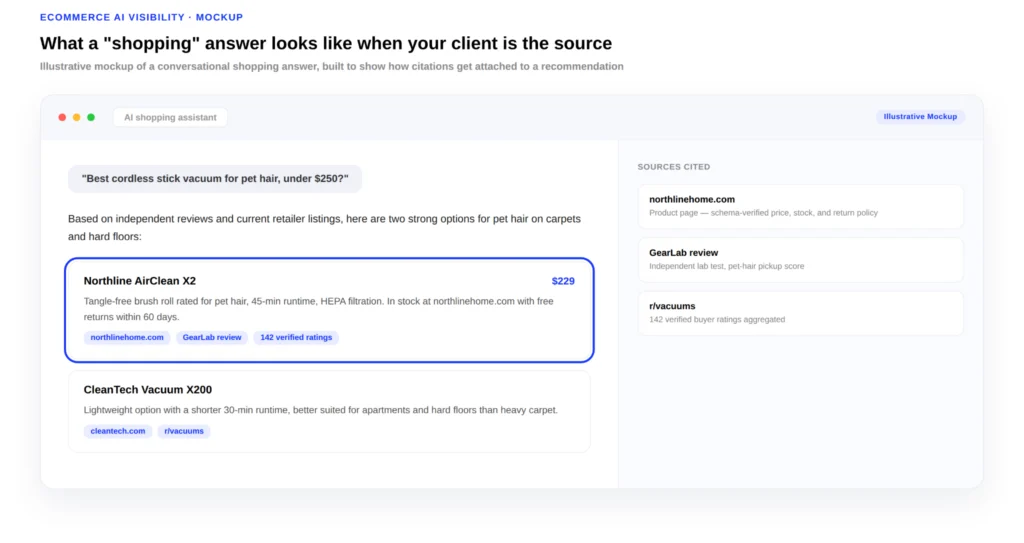 Ecommerce AI SEO: How to Get Your Clients' Stores Visible in LLMs (A 2026 Playbook for Agency Owners)